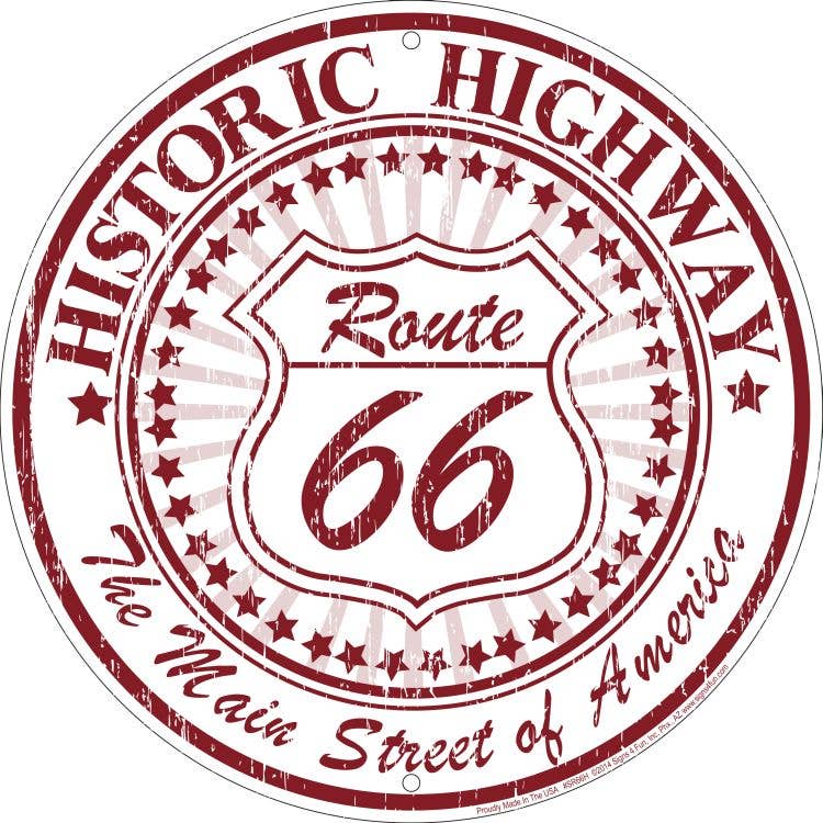 Route 66 Historic Highway Sign