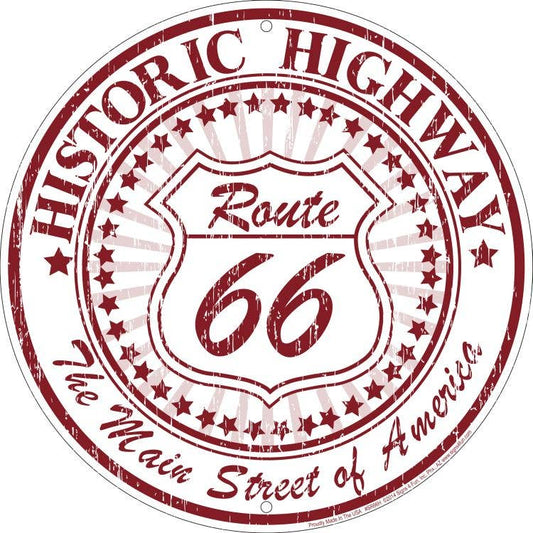 Route 66 Historic Highway Sign