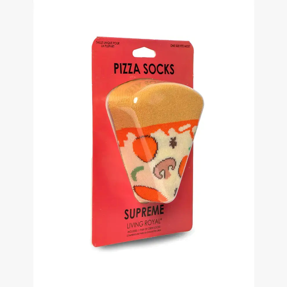 Pizza Slice 3D Packaged Crew Socks