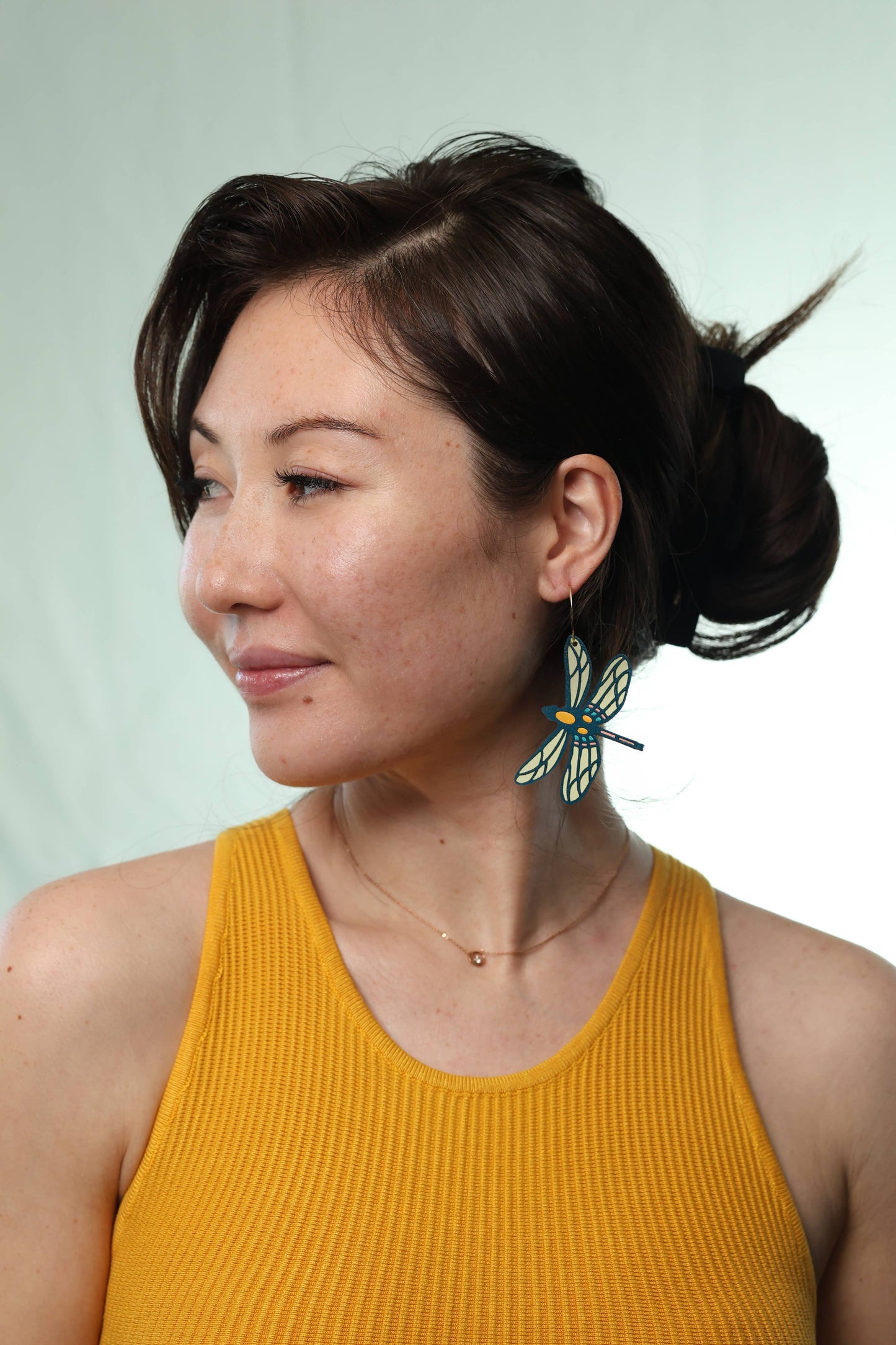 Dragonfly Hoop Earrings