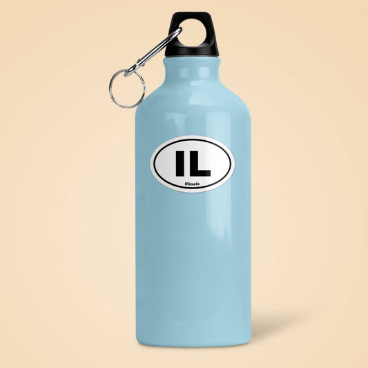 Illinois State Oval Sticker