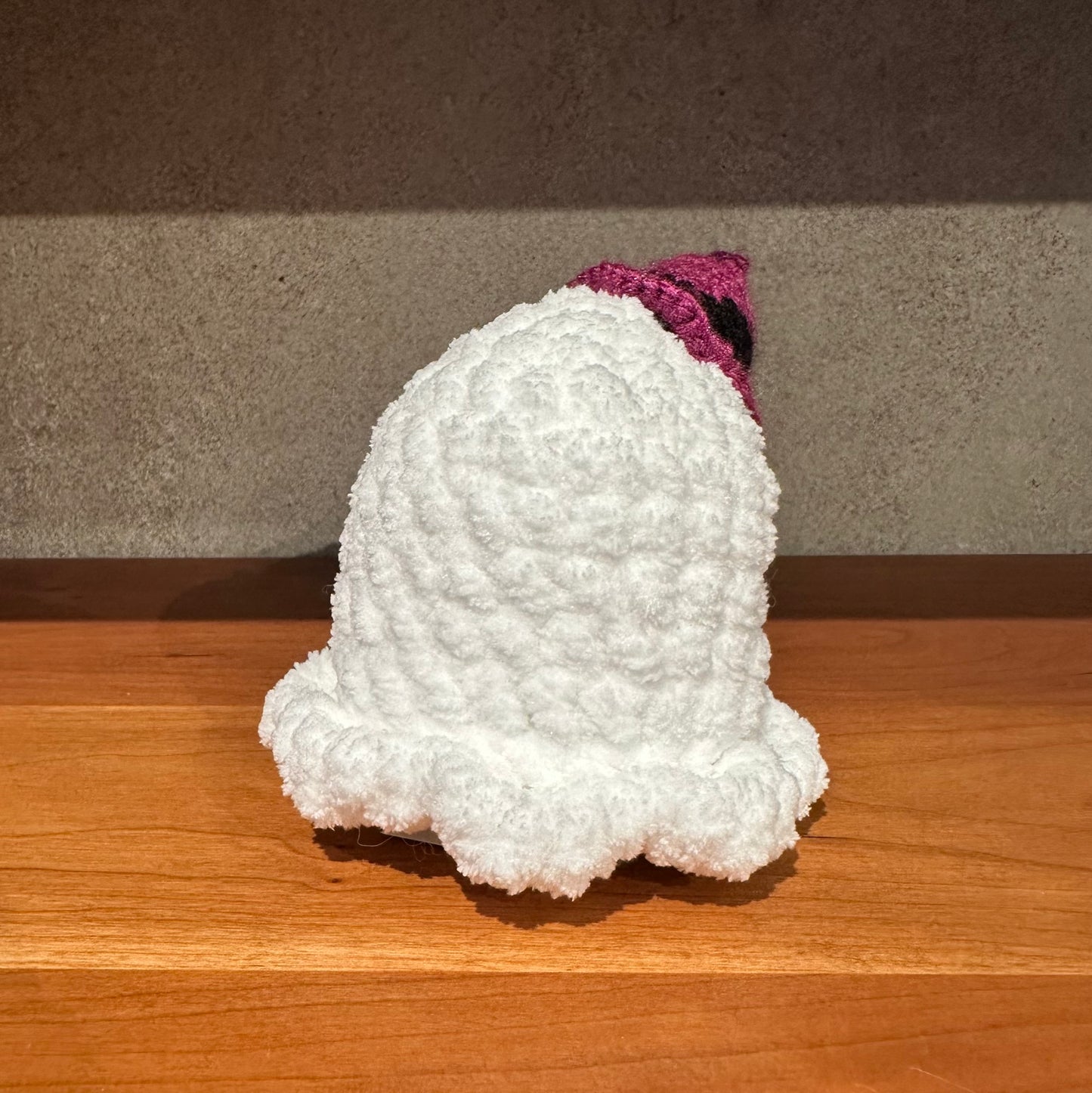 Ghost with Witch Hat - Crochet Plush