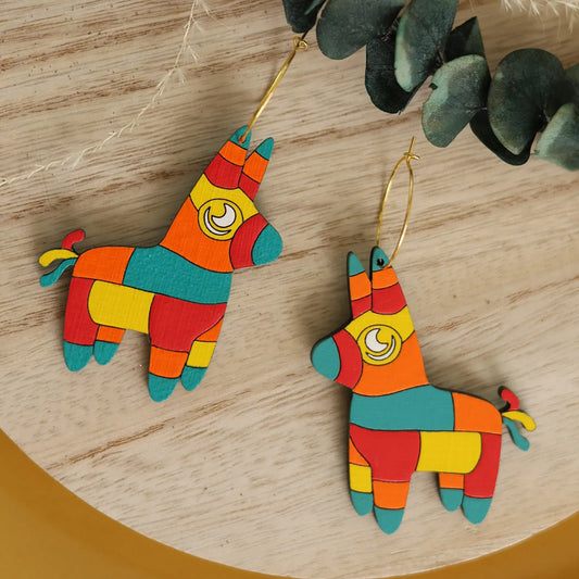 Piñata Hoops Earrings - Pinata
