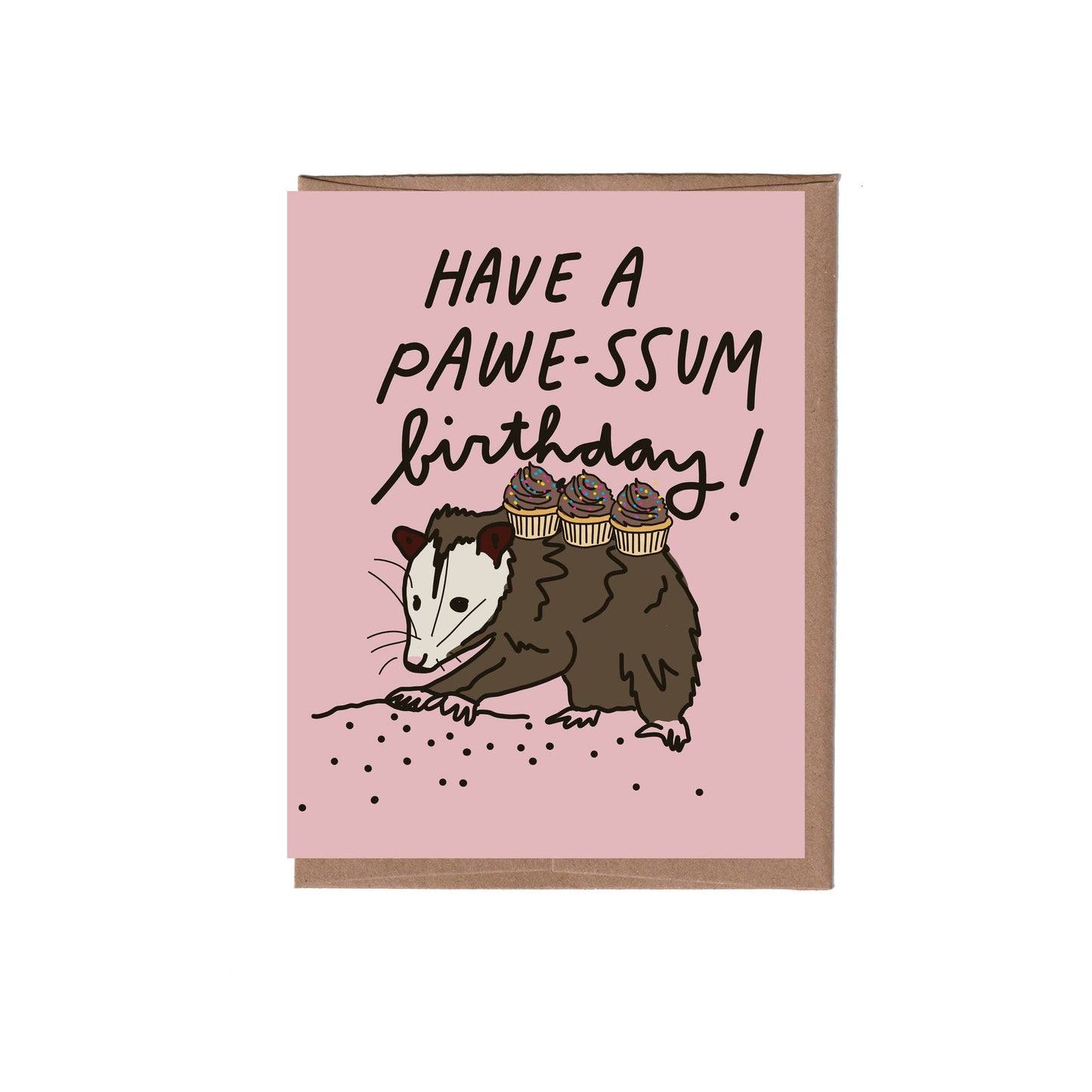 Possum Birthday Greeting Card