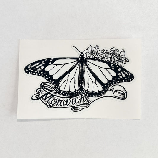 Monarch Butterfly Sticker