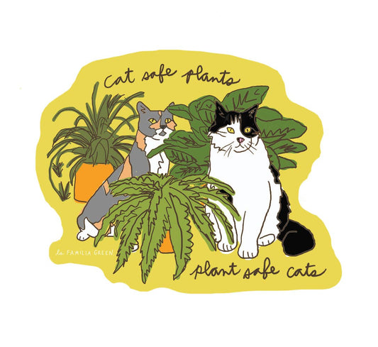 Cat Safe Plants Sticker