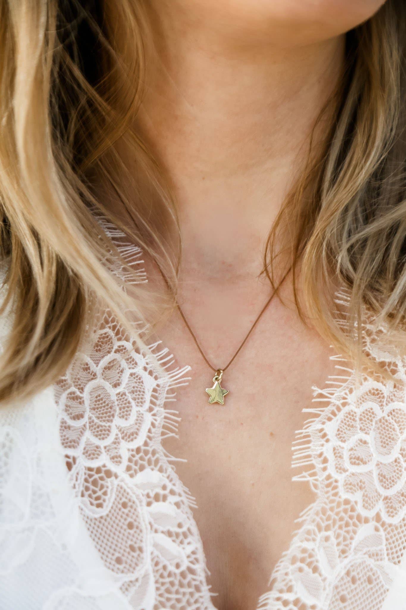 "Dream Big" Gold Star Necklace
