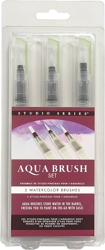 STUDIO SERIES Aqua Brushes (Set of 3)