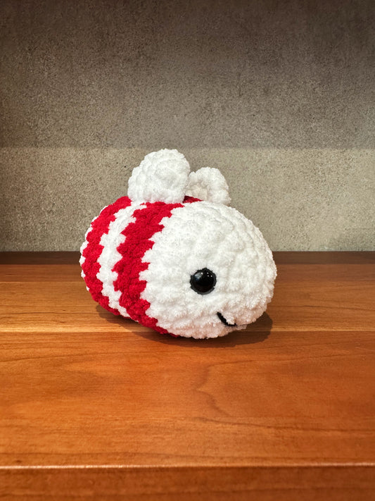 Peppermint Bee Crochet Plush