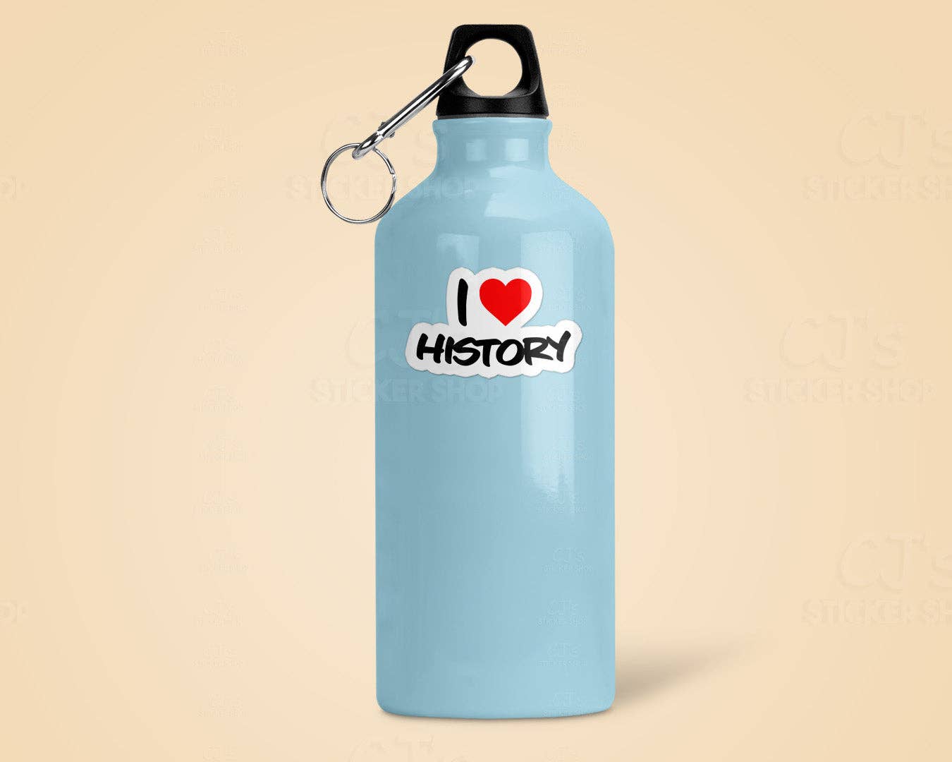 I Love History Sticker Vinyl Decal