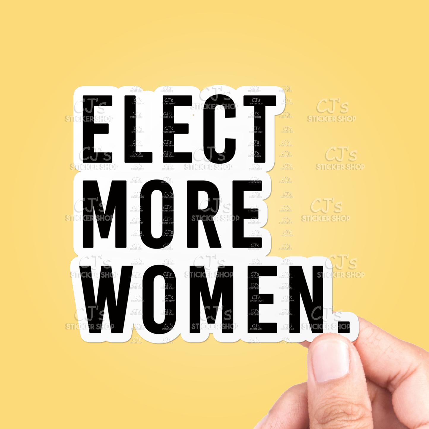 Elect More Women Sticker Vinyl Decal