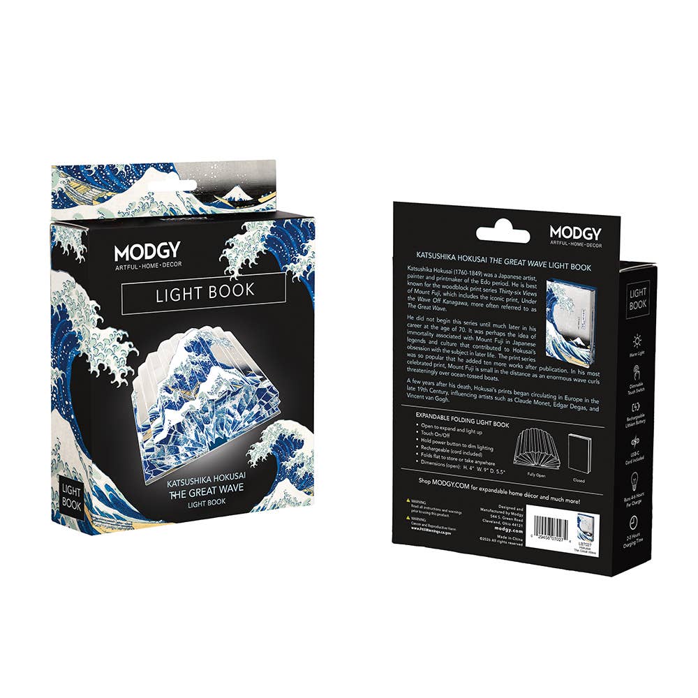 Modgy Light Book - The Great Wave