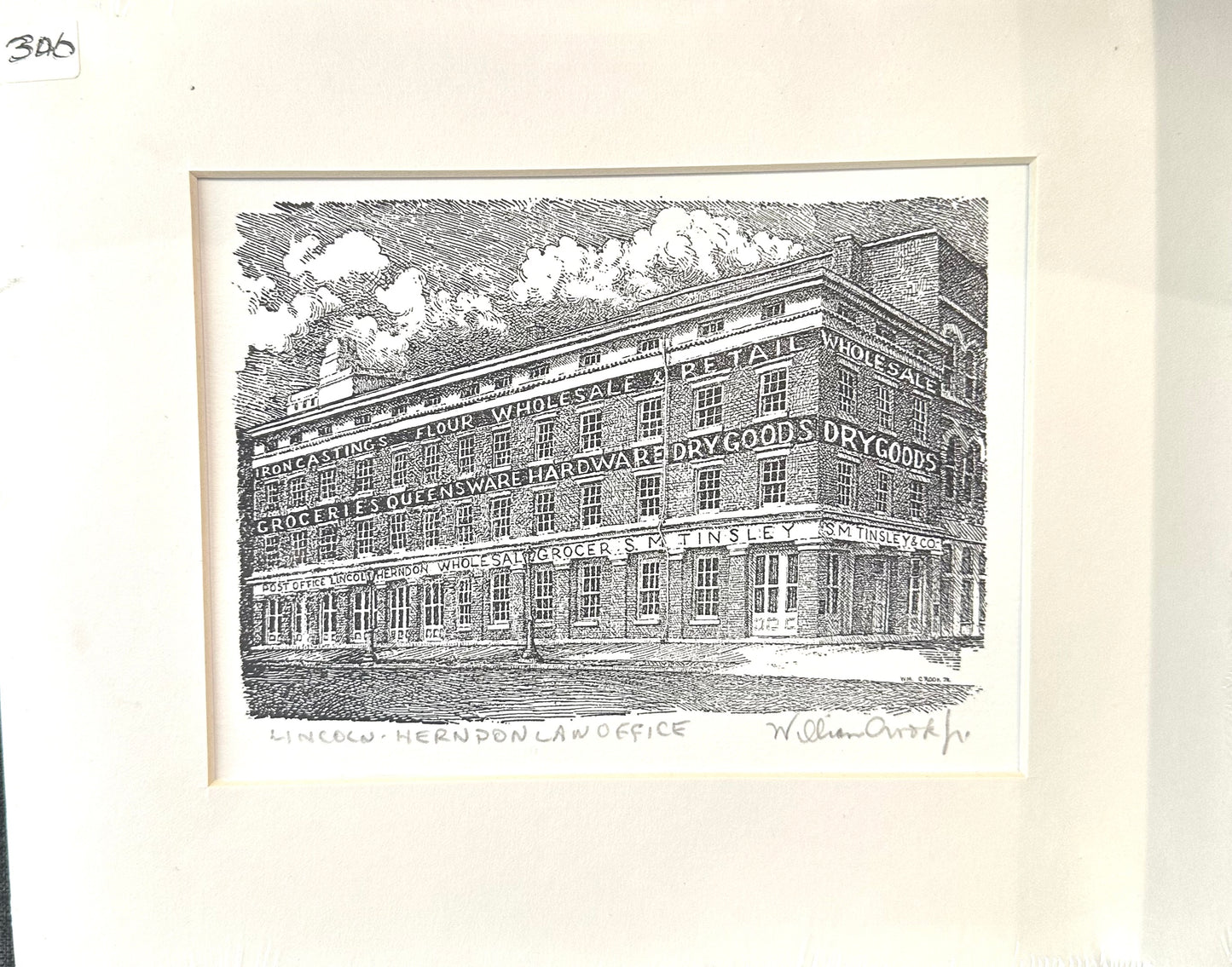 "Lincoln Herndon Law Office" Art Print