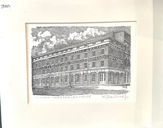 "Lincoln Herndon Law Office" by William Crook Jr.
