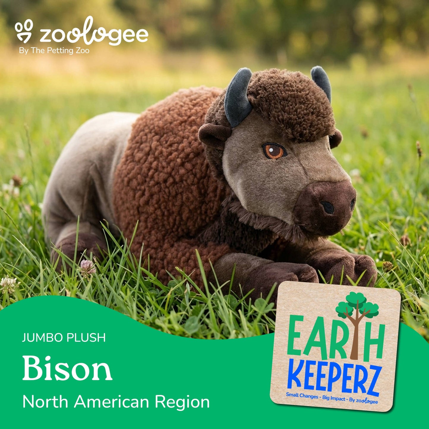 Bison Stuffed Animal - Jumbo