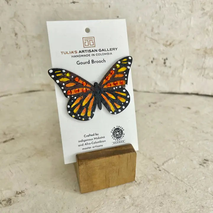 Monarch Butterfly Brooch