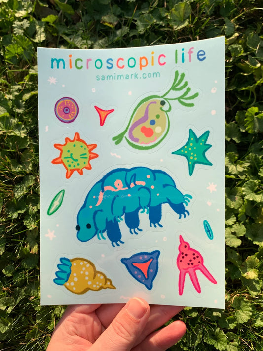 Microscopic Life Sticker Sheet