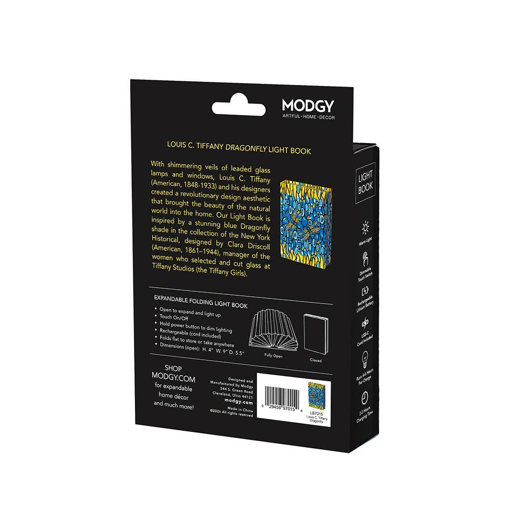 Modgy Light Book - Louis C. Tiffany Dragonfly