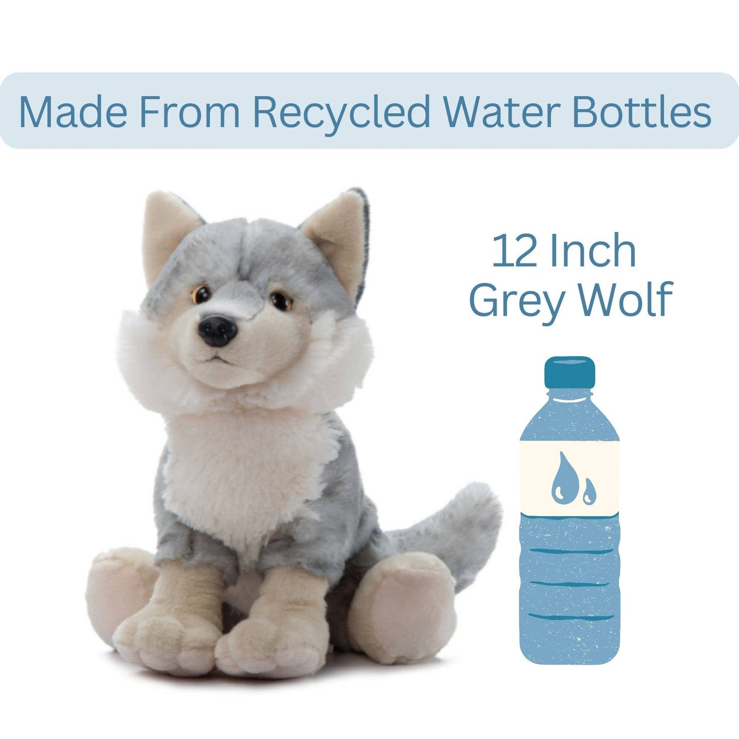Grey Wolf Stuffed Animal