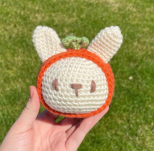 Orange Vegetable Bunny Plush