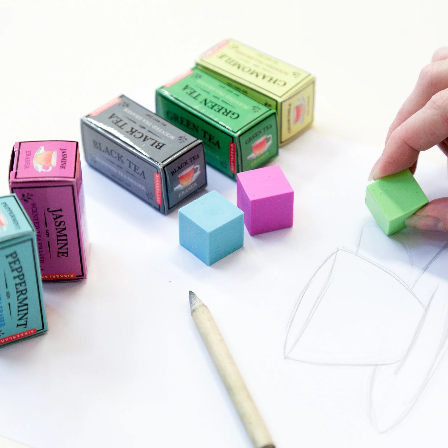 Tea Scented Erasers