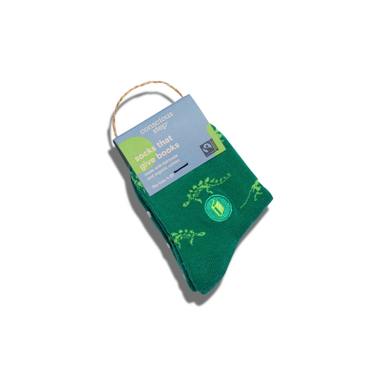 Kids Socks that Give Books