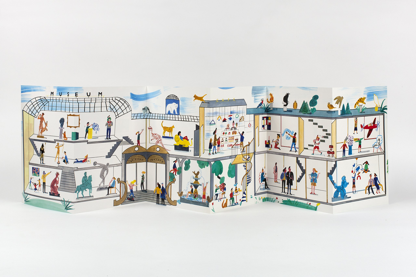 Stickyscapes at the Museum