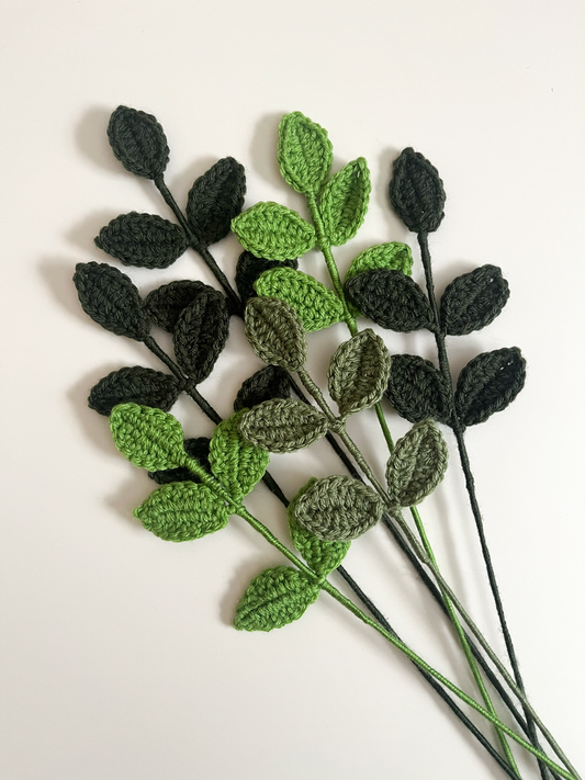 Crochet Greenery (5 Leaf)