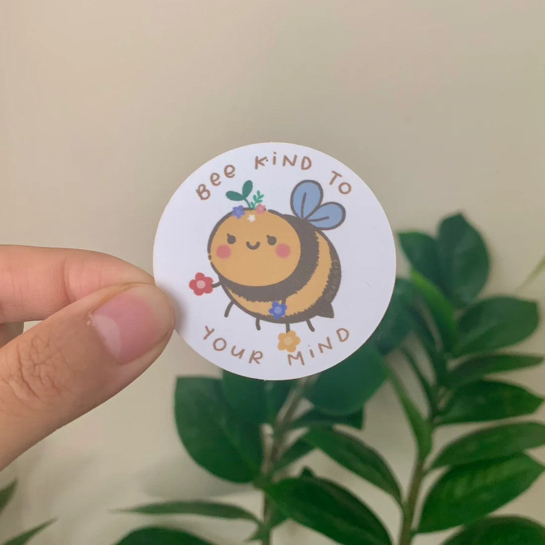 "Bee Kind to Your Mind" Sticker