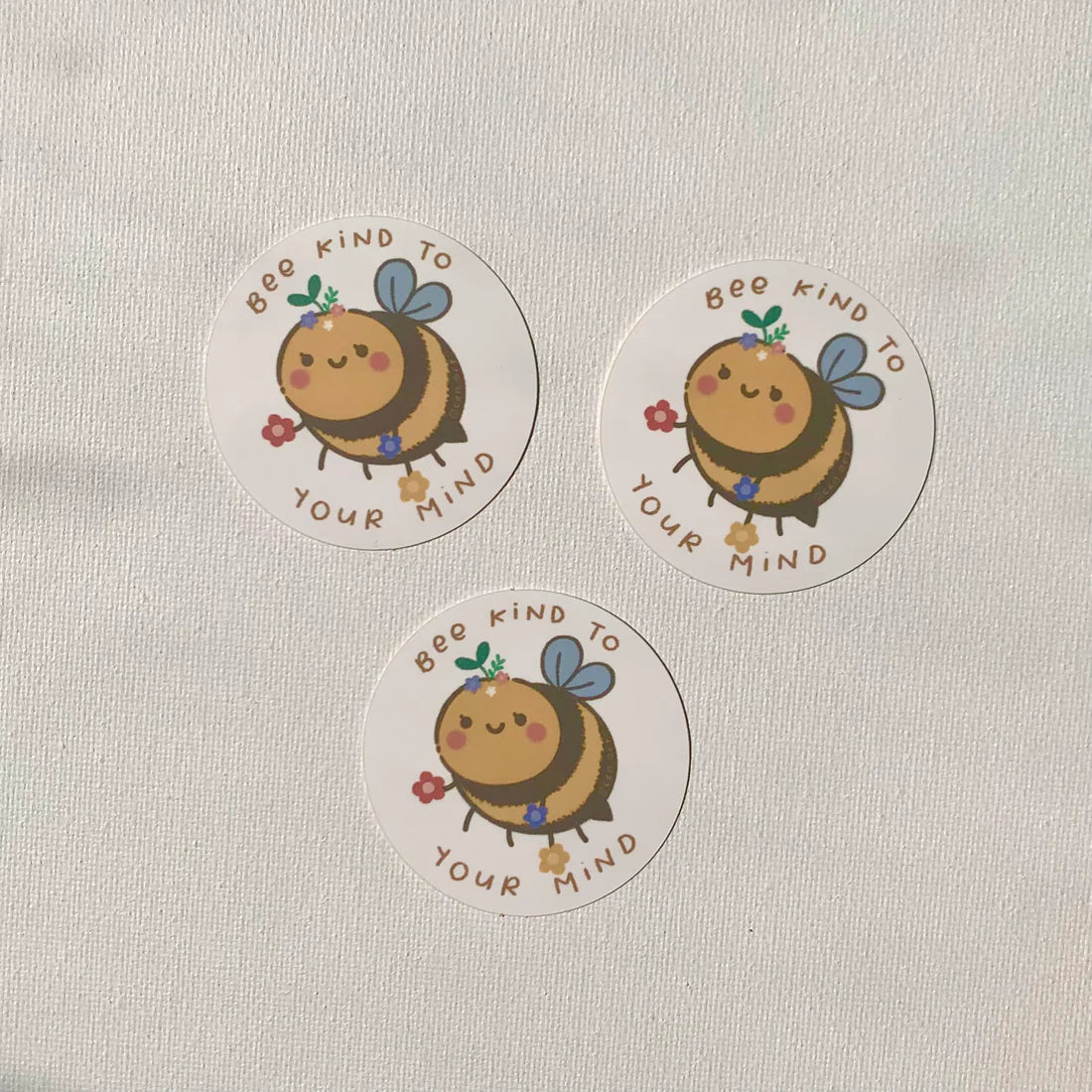 "Bee Kind to Your Mind" Sticker