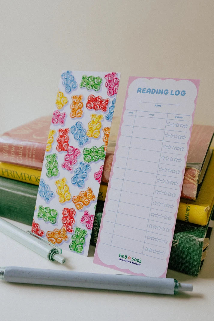 Gummy Bears - Reading Log Bookmark