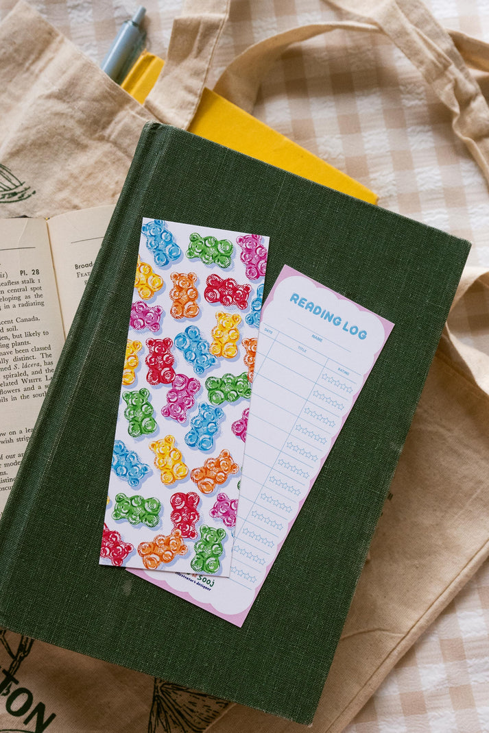 Gummy Bears - Reading Log Bookmark
