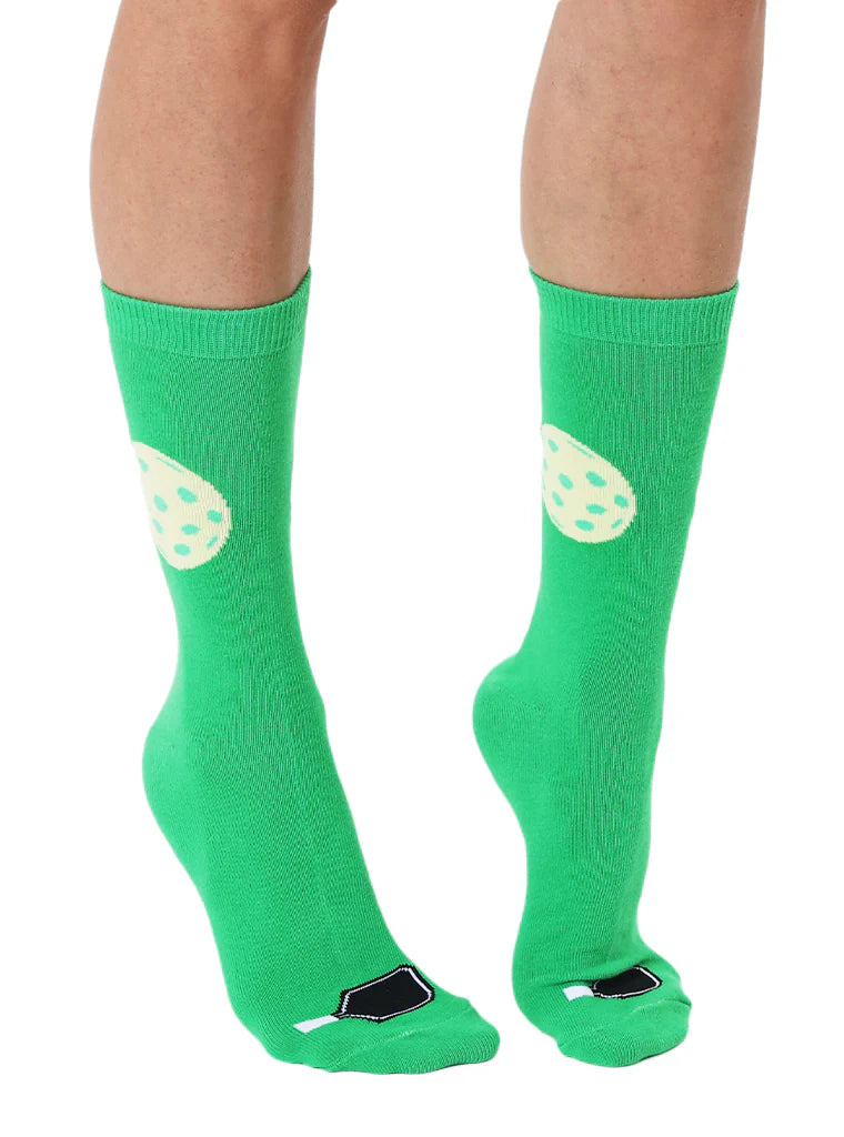 Pickleball 3D Packaged Crew Socks