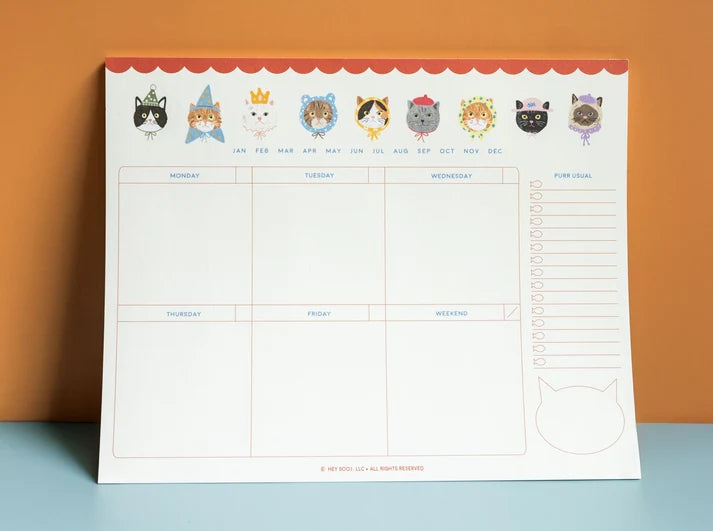 Purr Usual Weekly Planner