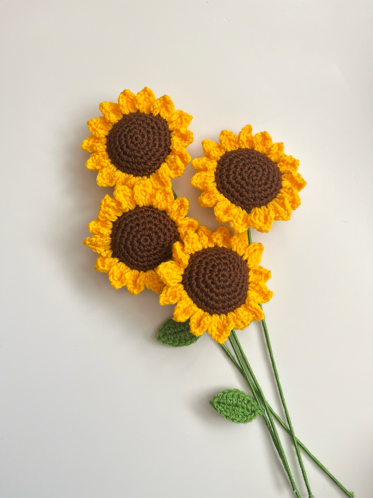 Crochet Sunflowers