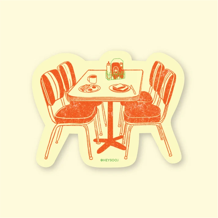 Diner Sticker