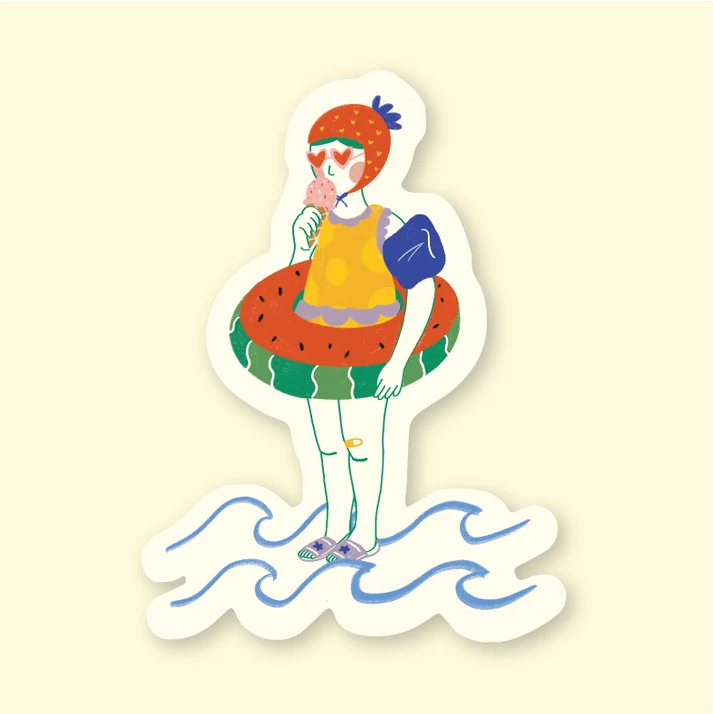 Pool Day Sticker
