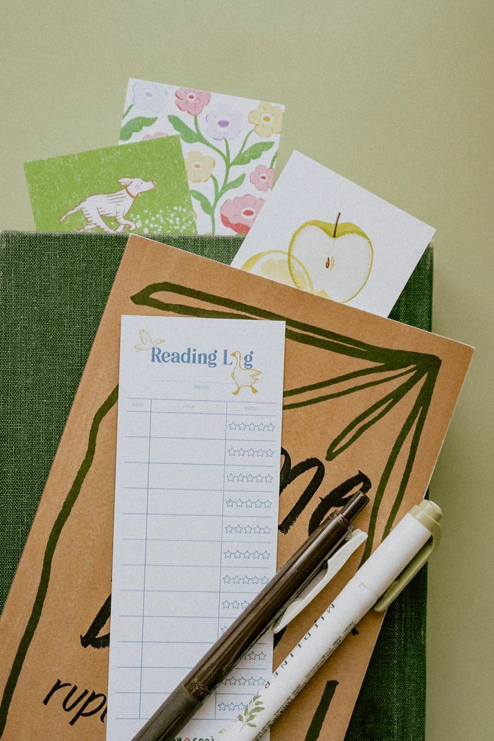 Juicy Reads - Reading Log Bookmark