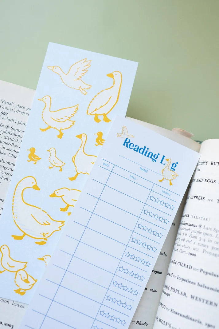 Quack Tracks - Reading Log Bookmark