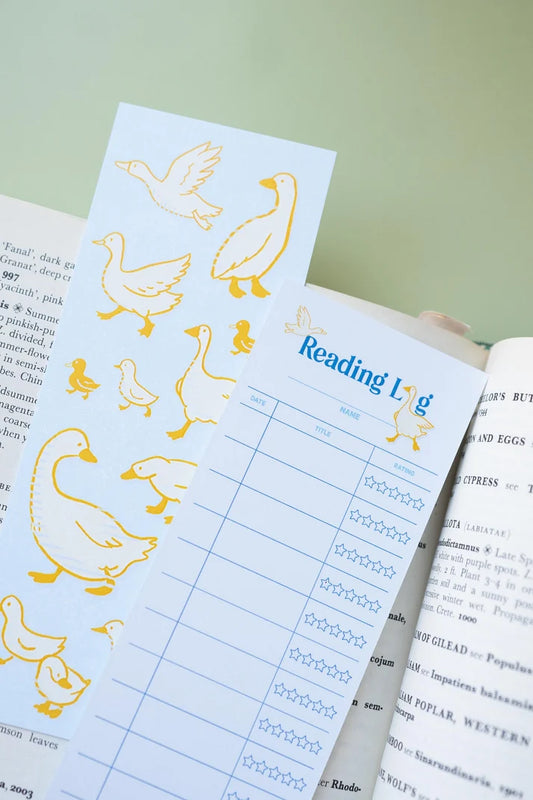Quack Tracks - Reading Log Bookmark