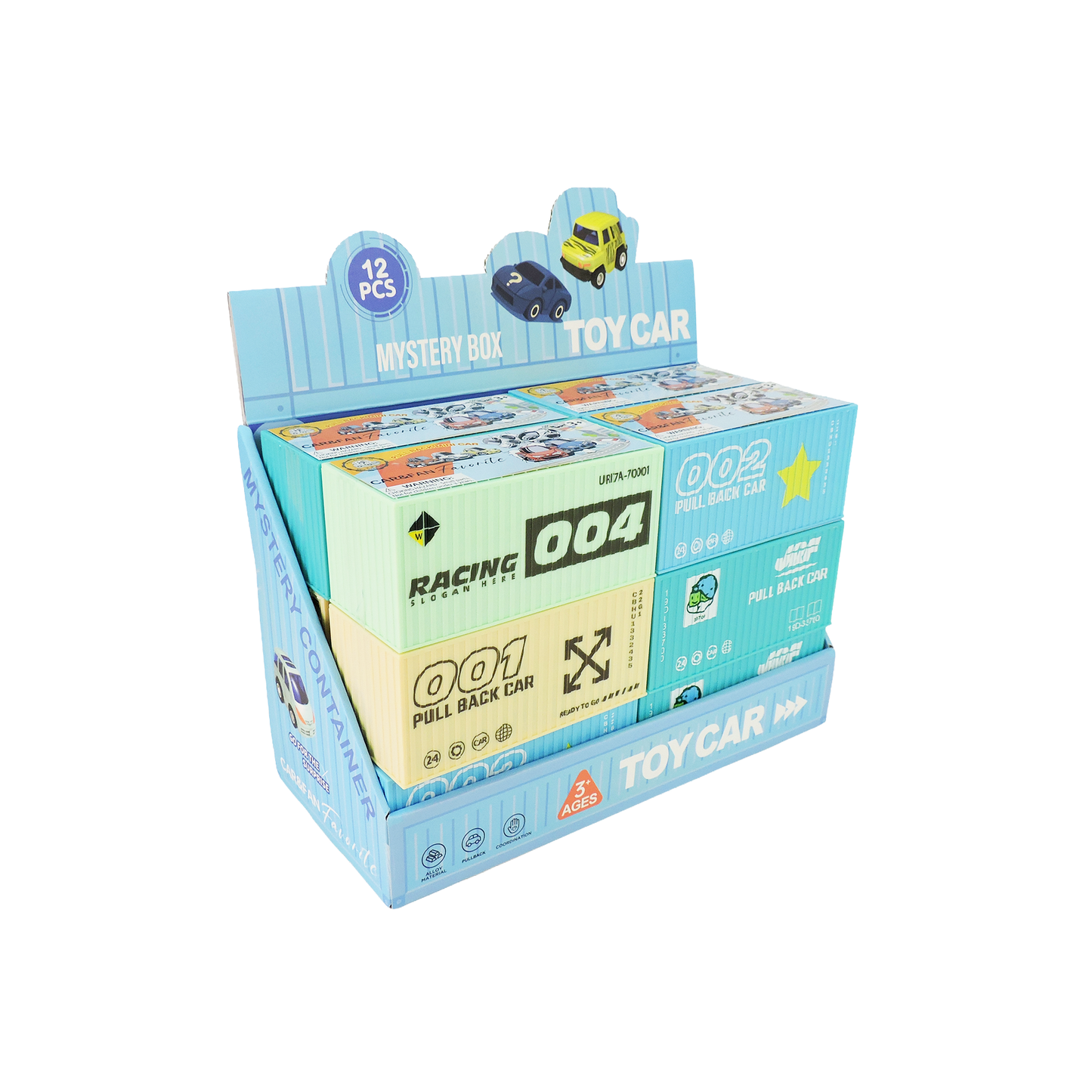 Rollin’ Medium Diecast Pull-Back Vehicle Blind Box