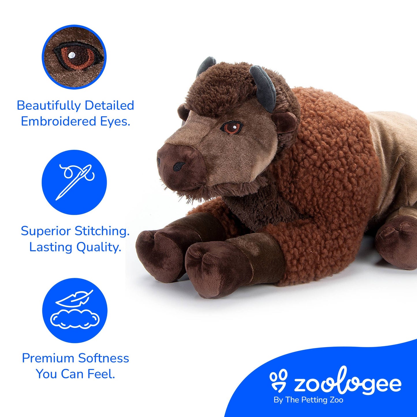 Bison Stuffed Animal - Jumbo