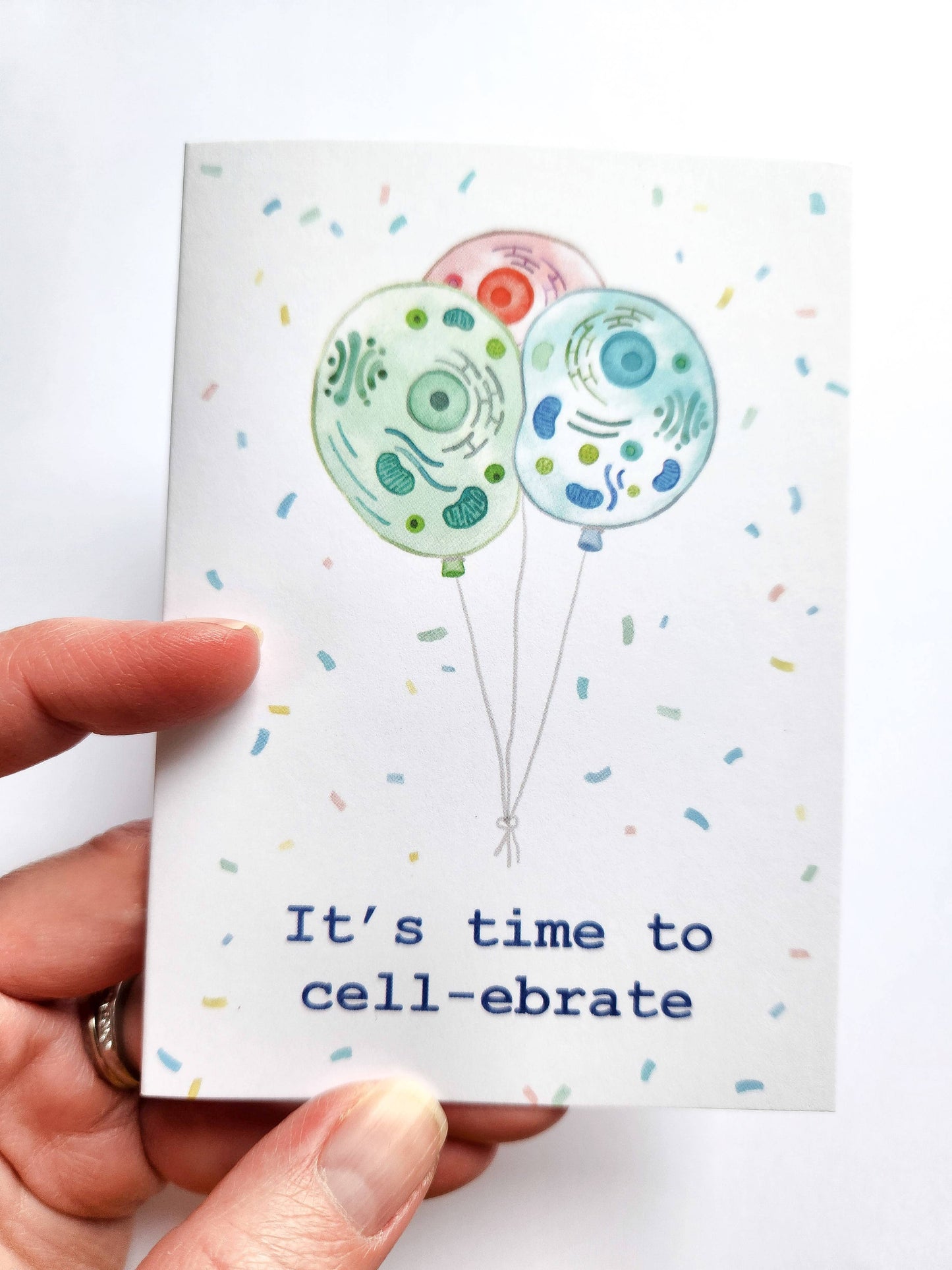 Time to Cell-ebrate Notecard