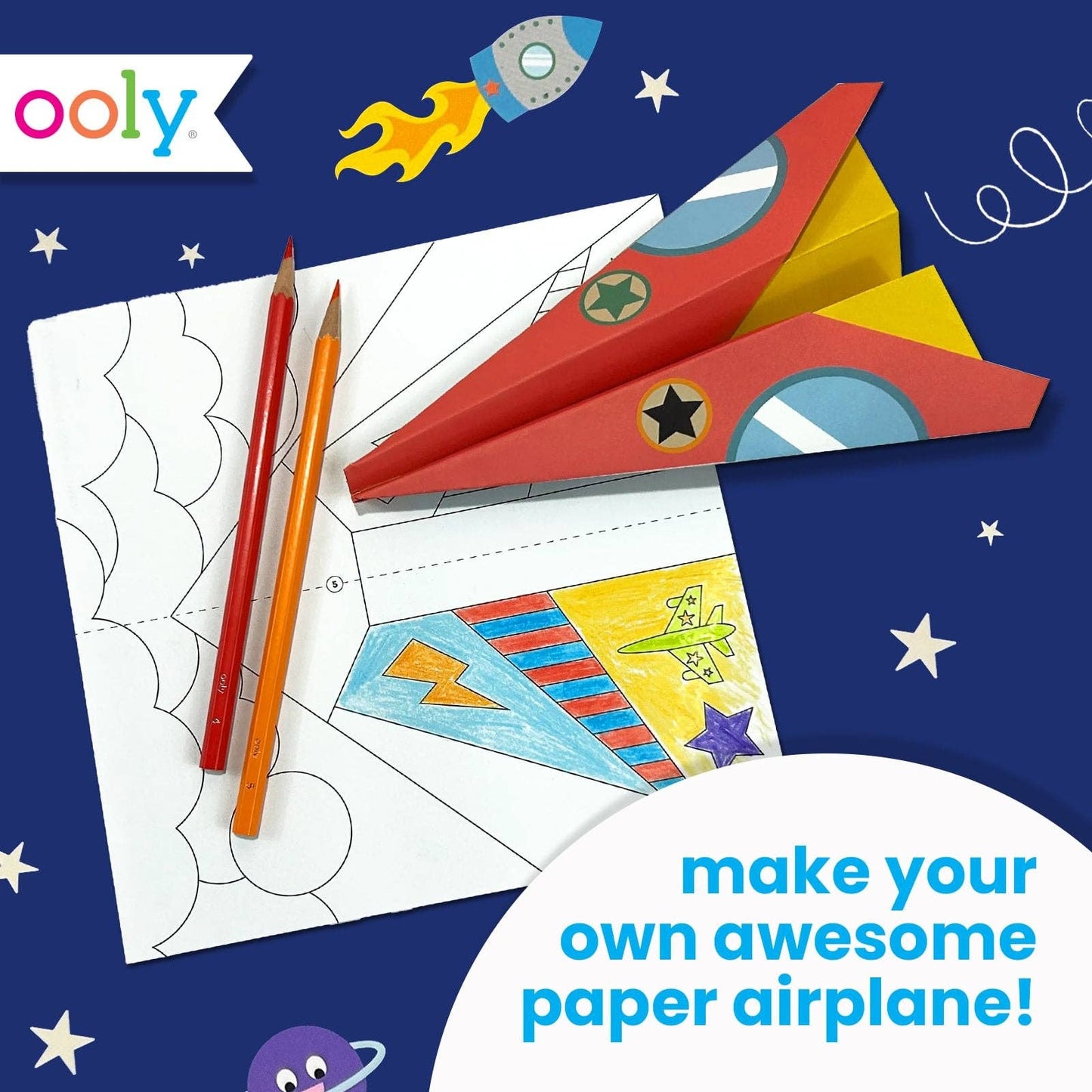 DIY Paper Airplanes (Set of 24)