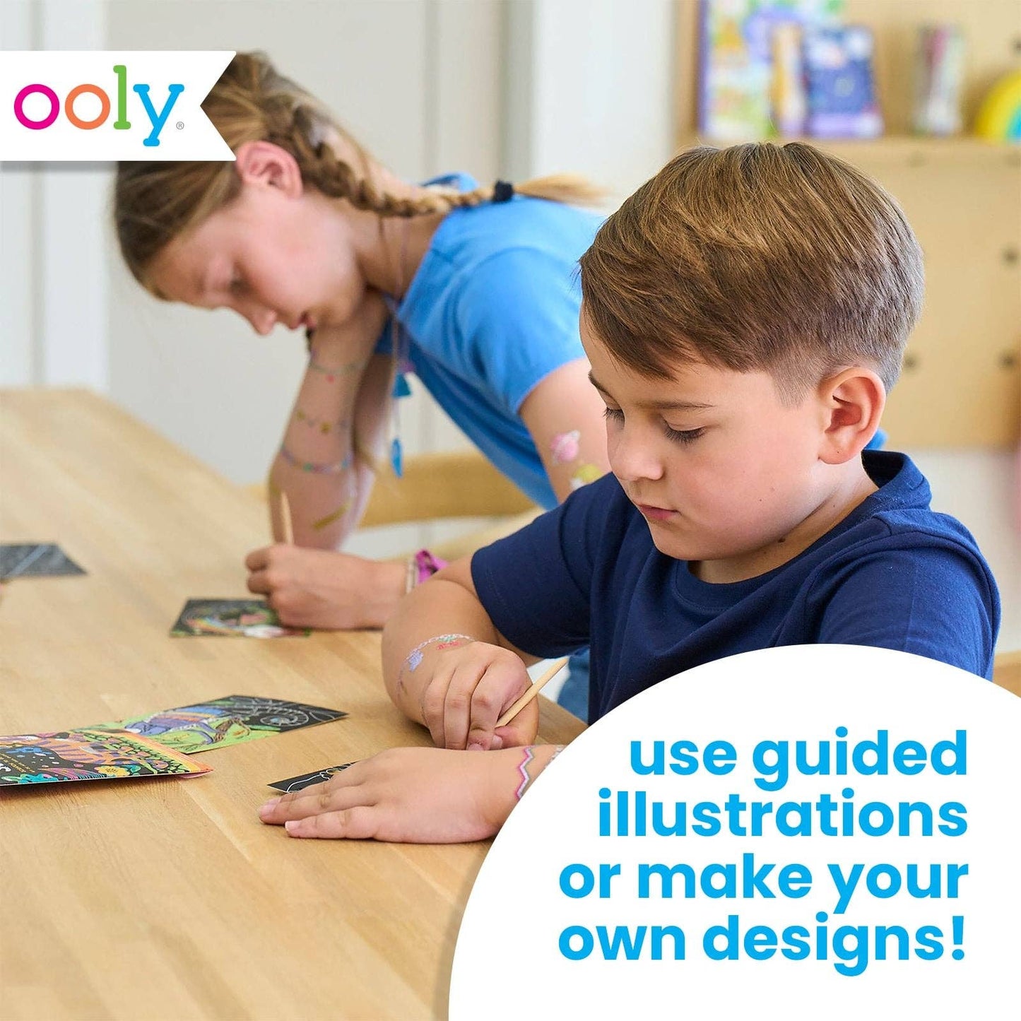Scratch & Scribble Mini Scratch Art Kit - Friendly Fish