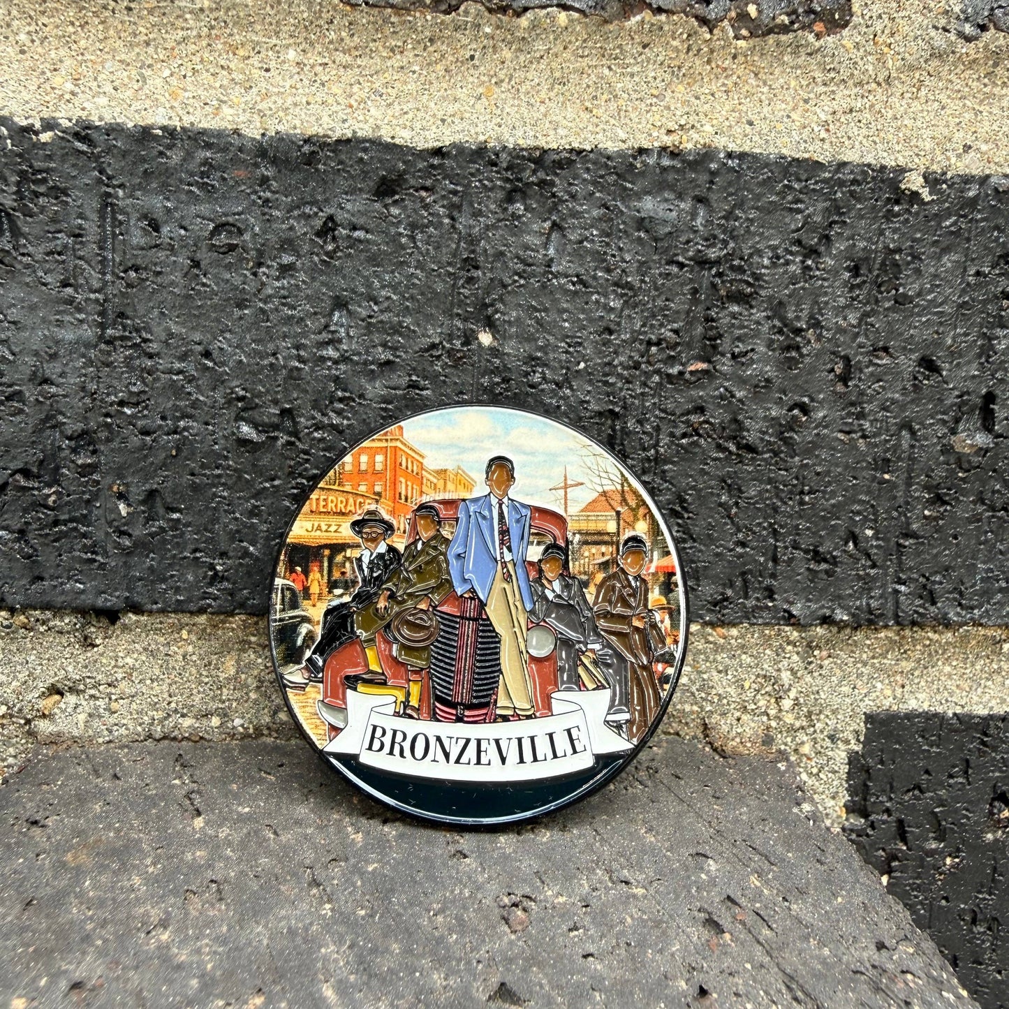 Historic Bronzeville Chicago - Enamel Pin