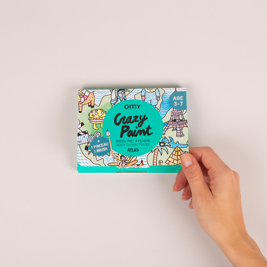 Crazy Paint - ATLAS Coloring Poster