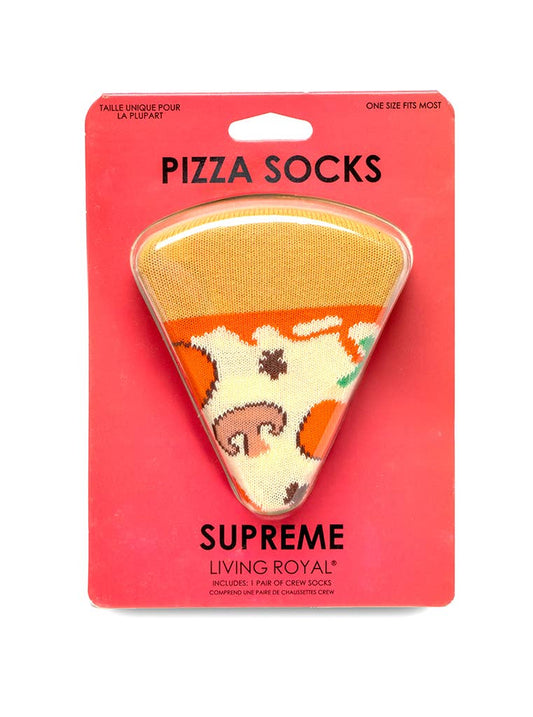 Pizza Slice 3D Packaged Crew Socks