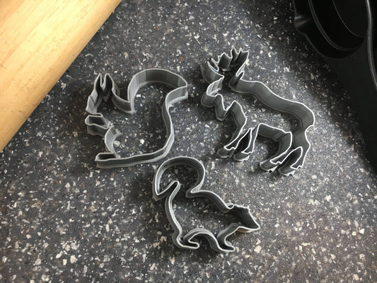 Woodland Creatures Cookie Cutter Set (4 inch)