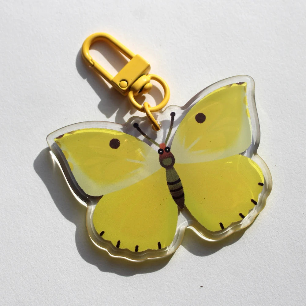 California Dogface Butterfly Acrylic Charm